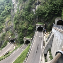 Tunele Passo San Boldo.