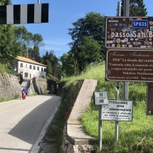 Wjazd do Passo Boldo od strony Alp.
